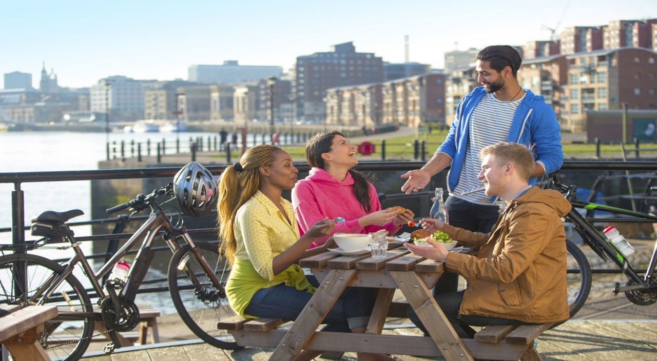 Lunch On The Quayside