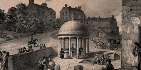 Spa Well Low Harrogate Yorkshire Lithograph Header