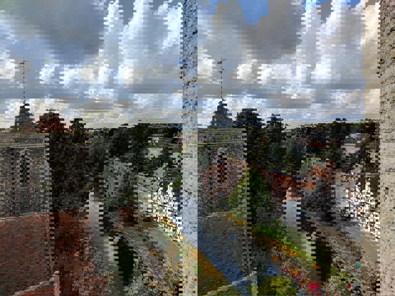 View Of The River Stour From Westgate Tower