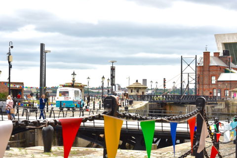 Liverpool Docks Colourful Bunting Gastrogays River Mersey