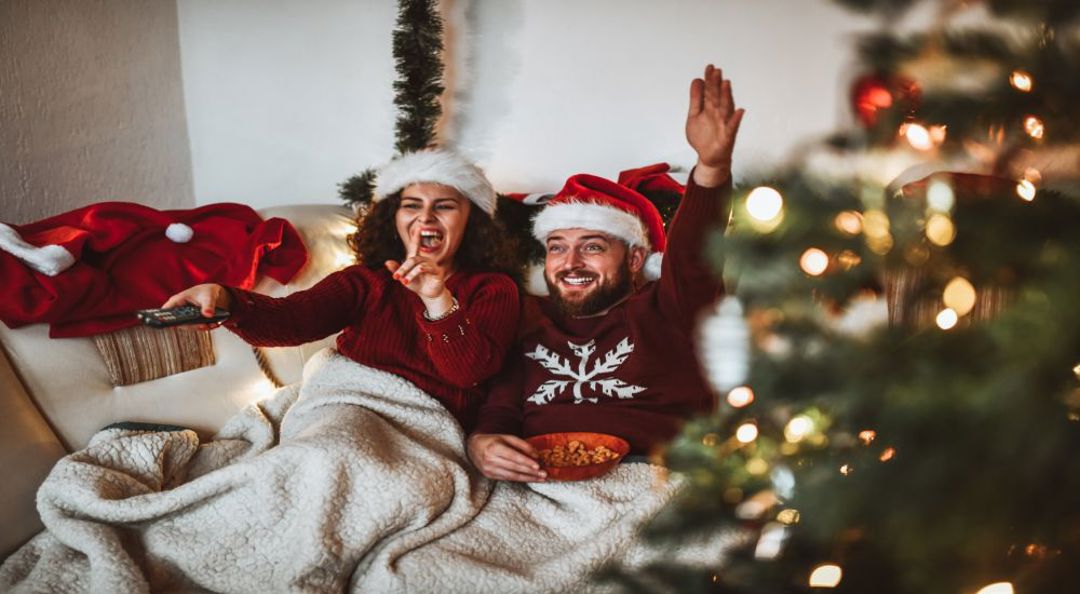 Couple At Christmas