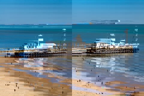 Bournemouth Beach Uk